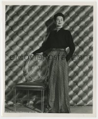 8g783 ROSALIND RUSSELL 8.25x10 still 1940s full-length portrait by ornate chair by Coburn!