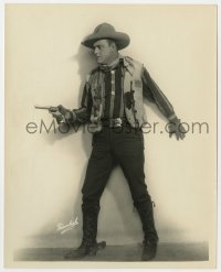 8g791 ROY STEWART deluxe 8x10 still 1920s full-length portrait of the cowboy with gun by Freulich!