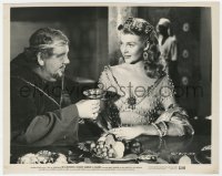 8g805 SALOME 8x10 still 1953 Charles Laughton offers a drink to beautiful Rita Hayworth!