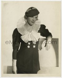 8g837 SISTERS UNDER THE SKIN 8x10.25 still 1934 beautiful Elissa Landi modeling a cool outfit!