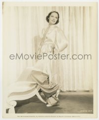 8g841 SMART GIRL 8x10 key book still 1935 full-length Gail Patrick modeling a heavy satin gown!