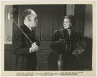 8g855 SPIDER WOMAN STRIKES BACK 8x10.25 still 1946 Rondo Hatton glares at Brenda Joyce!