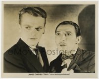 8g890 TAXI 8x10 still 1932 great close up of puzzled James Cagney & George E. Stone!