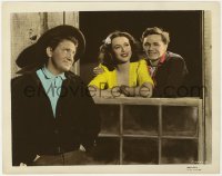 8g029 TORTILLA FLAT color-glos 8x10 still 1942 Hedy Lamarr between Spencer Tracy & John Garfield!