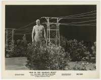 8g951 WAR OF THE COLOSSAL BEAST 8.25x10.25 still 1958 cool FX image of the monster by power lines!