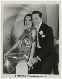 8g985 WONDER BAR 8x10 still 1934 portrait of Ricardo Cortez & Dolores Del Rio in wonderful dress!