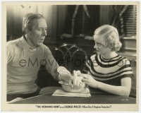 8g988 WORKING MAN 8x10 still 1933 sexy young Bette Davis tends to George Arliss' wounded arm!