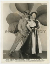 8g991 YANKEE DOODLE DANDY 8x10.25 still 1942 James Cagney & Joan Leslie dance by giant shamrock!