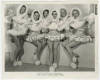 8g995 YOU CAN'T HAVE EVERYTHING 8.25x10 still 1937 sexy chorus girls in skimpy winter outfits!