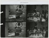 8g062 YOUNG FRANKENSTEIN 8.5x11 contact sheet 1974 Peter Boyle with Mel Brooks & filmed by Brooks!