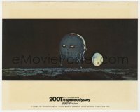 8g030 2001: A SPACE ODYSSEY Cinerama color English FOH LC 1968 cool image of pod landing on moon!