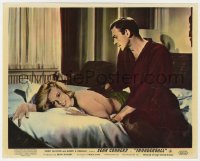 8g035 THUNDERBALL color English FOH LC 1965 Connery as James Bond & topless Molly Peters in bed!
