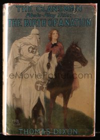 8h006 BIRTH OF A NATION Grosset & Dunlap movie edition hardcover book 1915 D.W. Griffith, Dixon