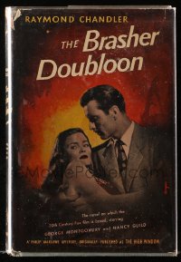 8h008 BRASHER DOUBLOON World Publishing Company movie edition hardcover book 1946 Raymond Chandler!