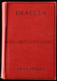 8h012 DRACULA movie edition hardcover book 1931 Bram Stoker's novel, Bela Lugosi, Tod Browning!