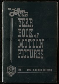 8h106 FILM DAILY YEARBOOK OF MOTION PICTURES hardcover book 1967 loaded with great movie info!