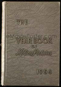 8h095 FILM DAILY YEARBOOK OF MOTION PICTURES hardcover book 1954 filled with movie information!