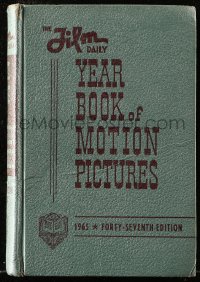 8h104 FILM DAILY YEARBOOK OF MOTION PICTURES hardcover book 1965 filled with movie information!
