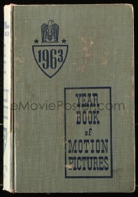 8h102 FILM DAILY YEARBOOK OF MOTION PICTURES hardcover book 1963 filled with movie information!
