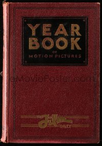 8h073 FILM DAILY YEARBOOK OF MOTION PICTURES hardcover book 1931 filled with movie information!