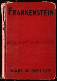 8h013 FRANKENSTEIN movie edition hardcover book 1931 Mary Shelley novel, Boris Karloff, James Whale
