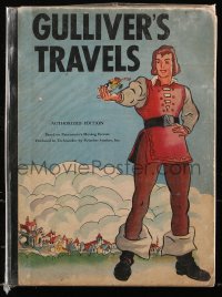 8h188 GULLIVER'S TRAVELS Sun Dial hardcover book 1939 Dave Fleischer's Paramount moving picture!
