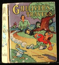 8h050 GULLIVER'S TRAVELS Saalfield Little Big Book hardcover book 1939 from Dave Fleischer's movie!