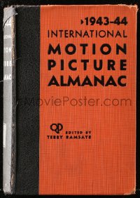 8h111 INTERNATIONAL MOTION PICTURE ALMANAC hardcover book 1943 filled with movie information!