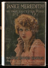 8h015 JANICE MEREDITH Grosset & Dunlap movie edition hardcover book 1924 w/images of Marion Davies!