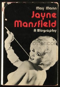8h209 JAYNE MANSFIELD A BIOGRAPHY hardcover book 1973 her life from a columnist's perspective!