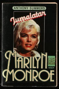 8h067 JUMALATAR MARILYN MONROE Finnish softcover book 1985 Goddess, Secret Lives of Marilyn Monroe!