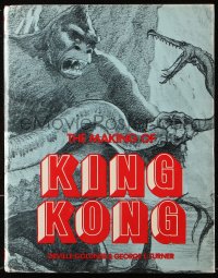 8h227 MAKING OF KING KONG hardcover book 1975 an illustrated history of the 1933 version!