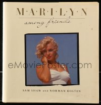 8h058 MARILYN AMONG FRIENDS hardcover book 1987 beautiful color photos from 1952 until 1963!