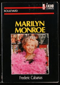 8h068 MARILYN MONROE signed Spanish softcover book 1992 index of books with full-color images!