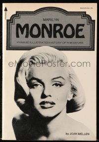 8h064 MARILYN MONROE paperback book 1976 an illustrated history of the movie legend by Joan Mellen!