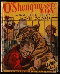 8h026 O'SHAUGHNESSY'S BOY Lynn Publishing movie edition hardcover book 1935 Wallace Beery, Cooper