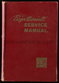 8h252 PROJECTIONISTS' SERVICE MANUAL hardcover book 1944 illustrated equipment reference guide!