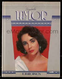 8h257 SCREEN GREATS: ELIZABETH TAYLOR hardcover book 1982 an illustrated biography of the legend!