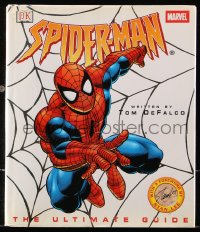 8h262 SPIDER-MAN hardcover book 2001 The Ultimate Guide by Tom DeFalco & Stan Lee, Marvel Comics!