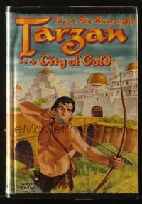 8h044 TARZAN Whitman Publishing hardcover book 1952 Edgar Rice Burroughs, Tarzan & the City of Gold