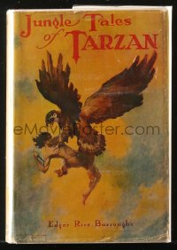8h042 TARZAN Grosset & Dunlap hardcover book 1919 Edgar Rice Burroughs, Jungle Tales of Tarzan!