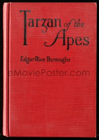 8h041 TARZAN Grosset & Dunlap hardcover book 1910s Edgar Rice Burroughs' Tarzan of the Apes!