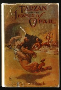 8h038 TARZAN A.L. Burt hardcover book 1918 Edgar Rice Burroughs, Tarzan and the Jewels of Opar!