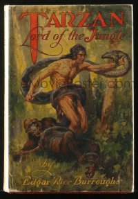 8h043 TARZAN Grosset & Dunlap hardcover book 1928 Tarzan: Lord of the Jungle, Edgar Rice Burroughs