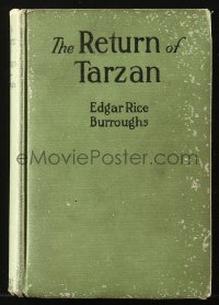8h037 TARZAN A.L. Burt hardcover book 1915 Edgar Rice Burroughs, The Return of Tarzan