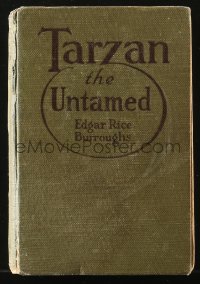 8h035 TARZAN A.C. McClurg & Co. hardcover book 1920 Edgar Rice Burroughs, Tarzan the Untamed