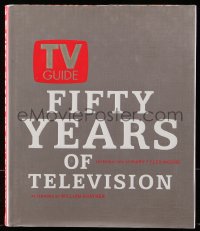 8h272 TV GUIDE FIFTY YEARS OF TELEVISION hardcover book 2002 filled w/ great images, many in color!