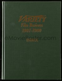 8h127 VARIETY FILM REVIEWS 1907-1980 INDEX hardcover book 1983 index to all the volumes!