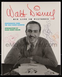 8h279 WALT DISNEY HIS LIFE IN PICTURES hardcover book 1996 with photographs from the archive!