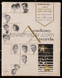 8h003 ACADEMY AWARDS PORTFOLIO 9x11 print set 1962 Volpe art of all Best Actor & Actress winners!